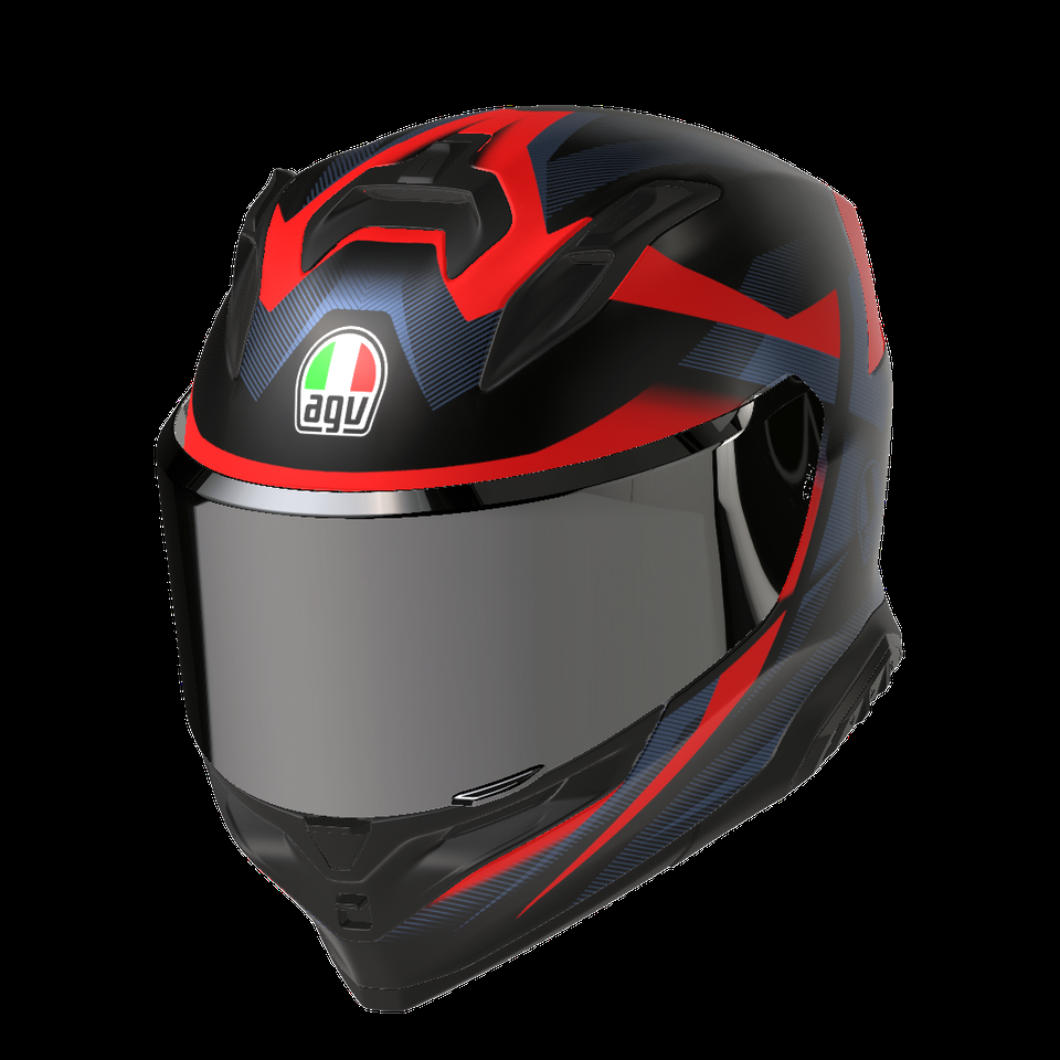 k7 mplk glimpse matt blackred motorbike full face helmet dot e2206