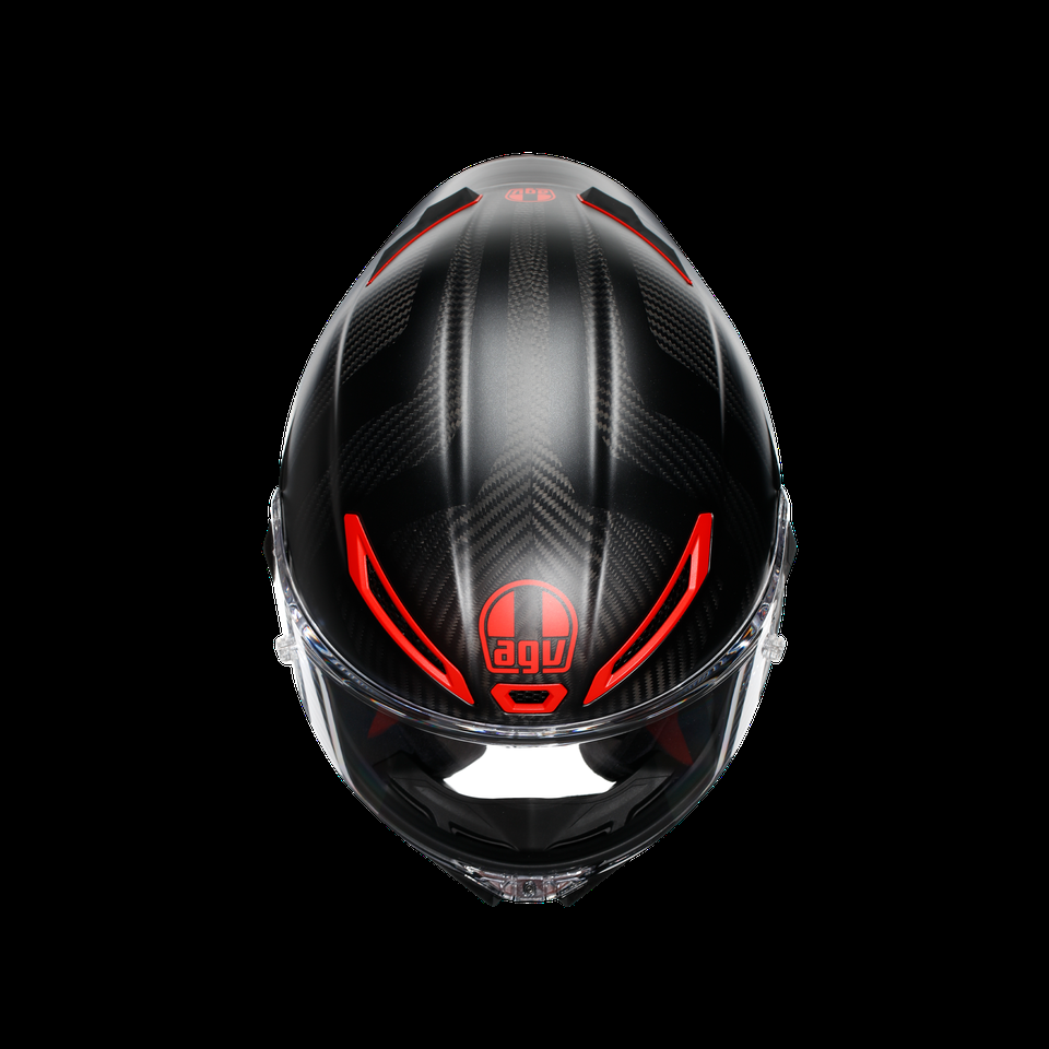 pista gp rr intrepido matt carbonblkred motorbike full face helmet e2206 dot
