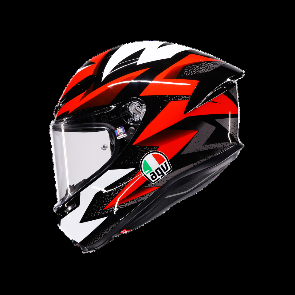 k6 s braven blackredwhite motorbike full face helmet dot e2206