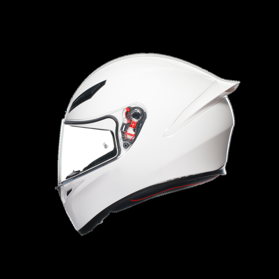 k1 s white motorbike full face helmet dot e2206