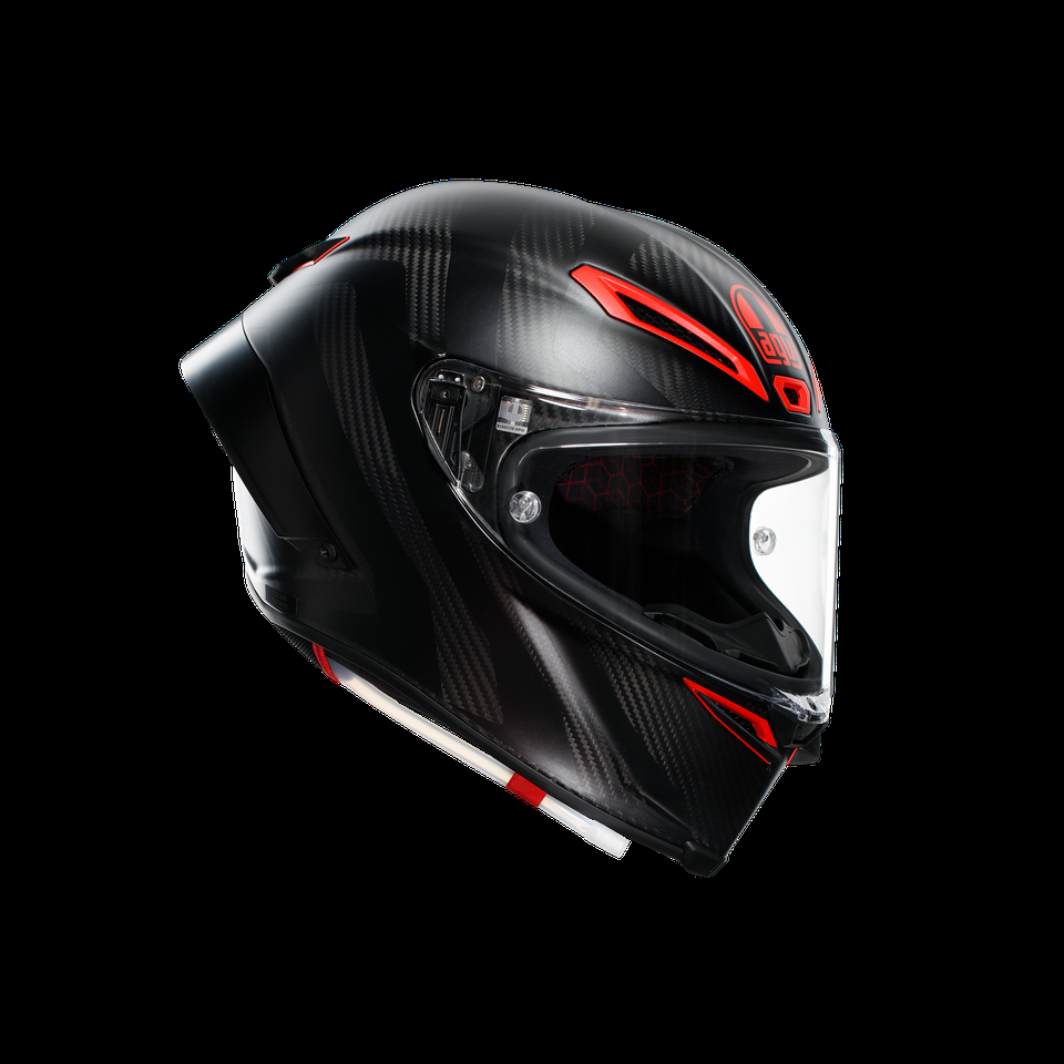 pista gp rr intrepido matt carbonblkred motorbike full face helmet e2206 dot