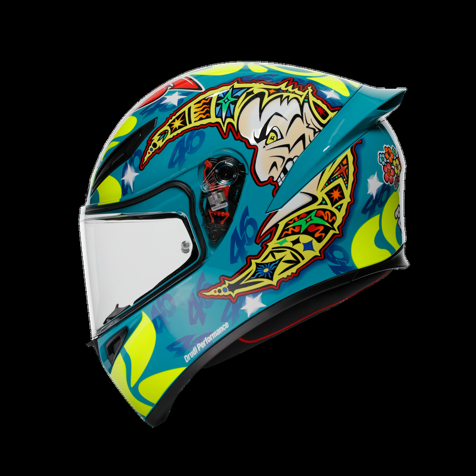 k1 s rossi mugello 1999 motorbike full face helmet dot e2206