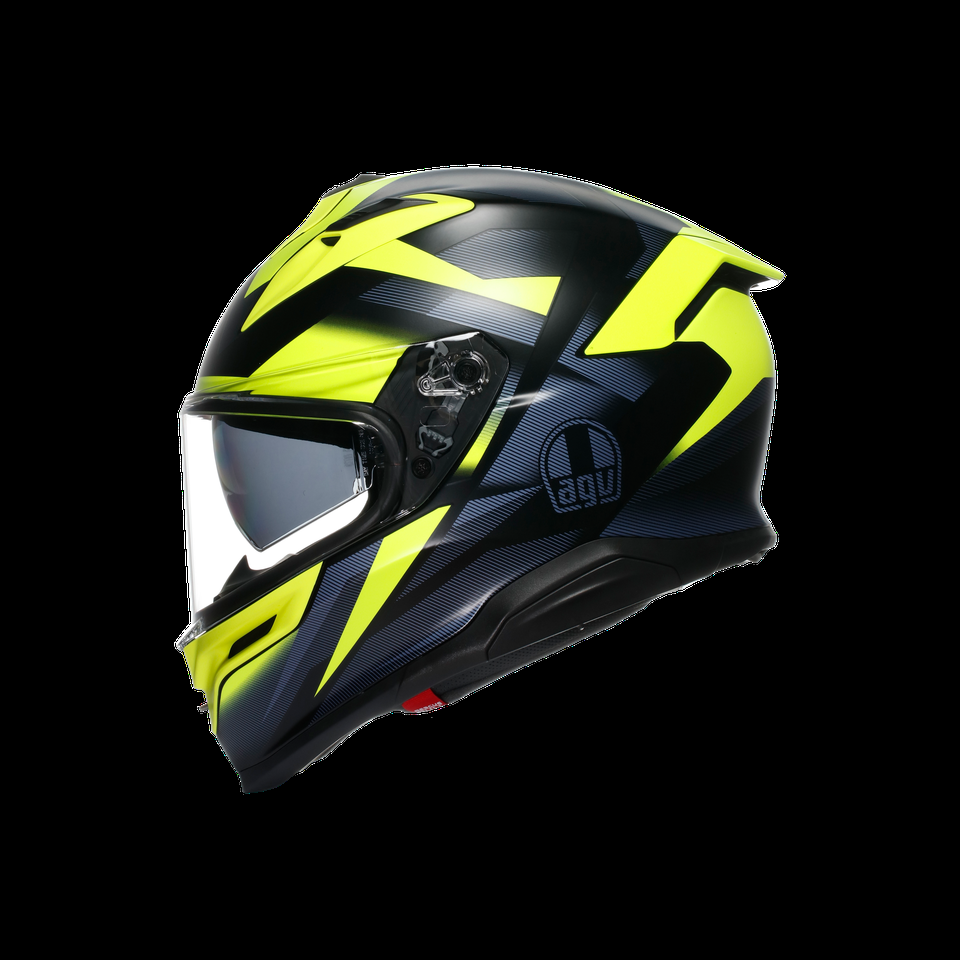 k7 mplk glimpse matt blackyellow fluo motorbike full face helmet dot e2206