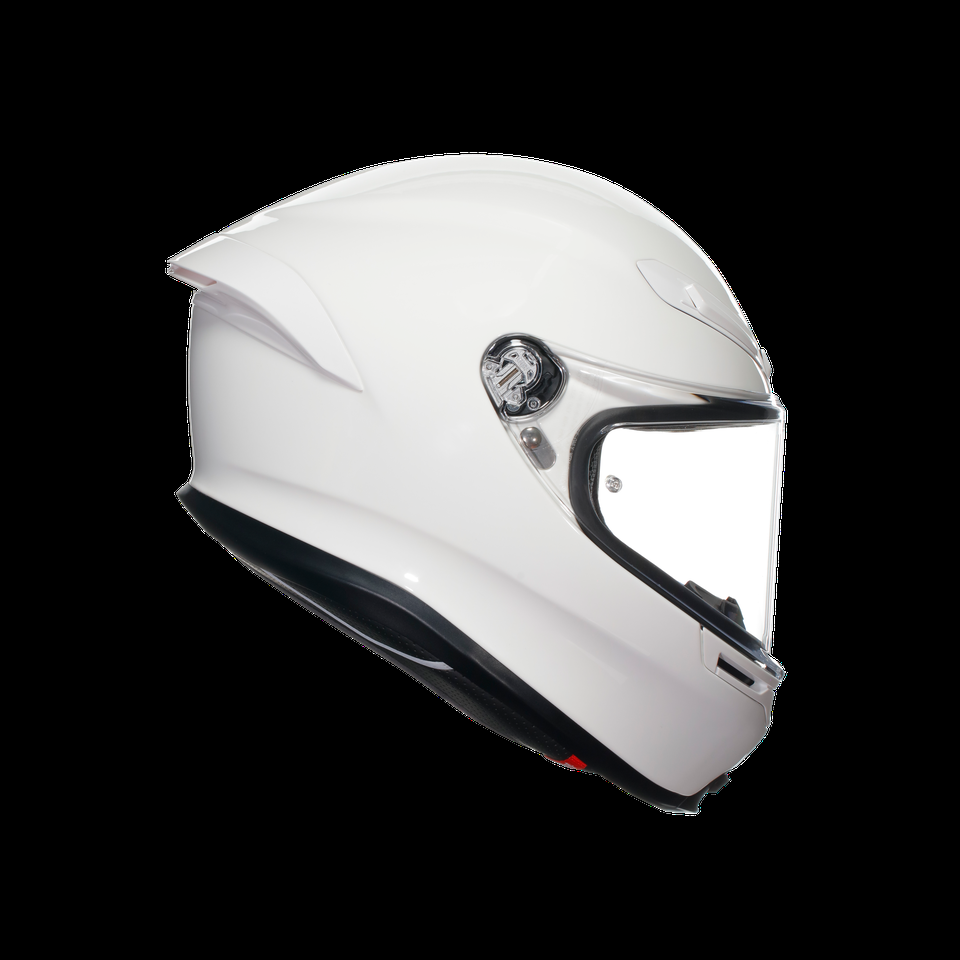 k6 s white motorbike full face helmet dot e2206