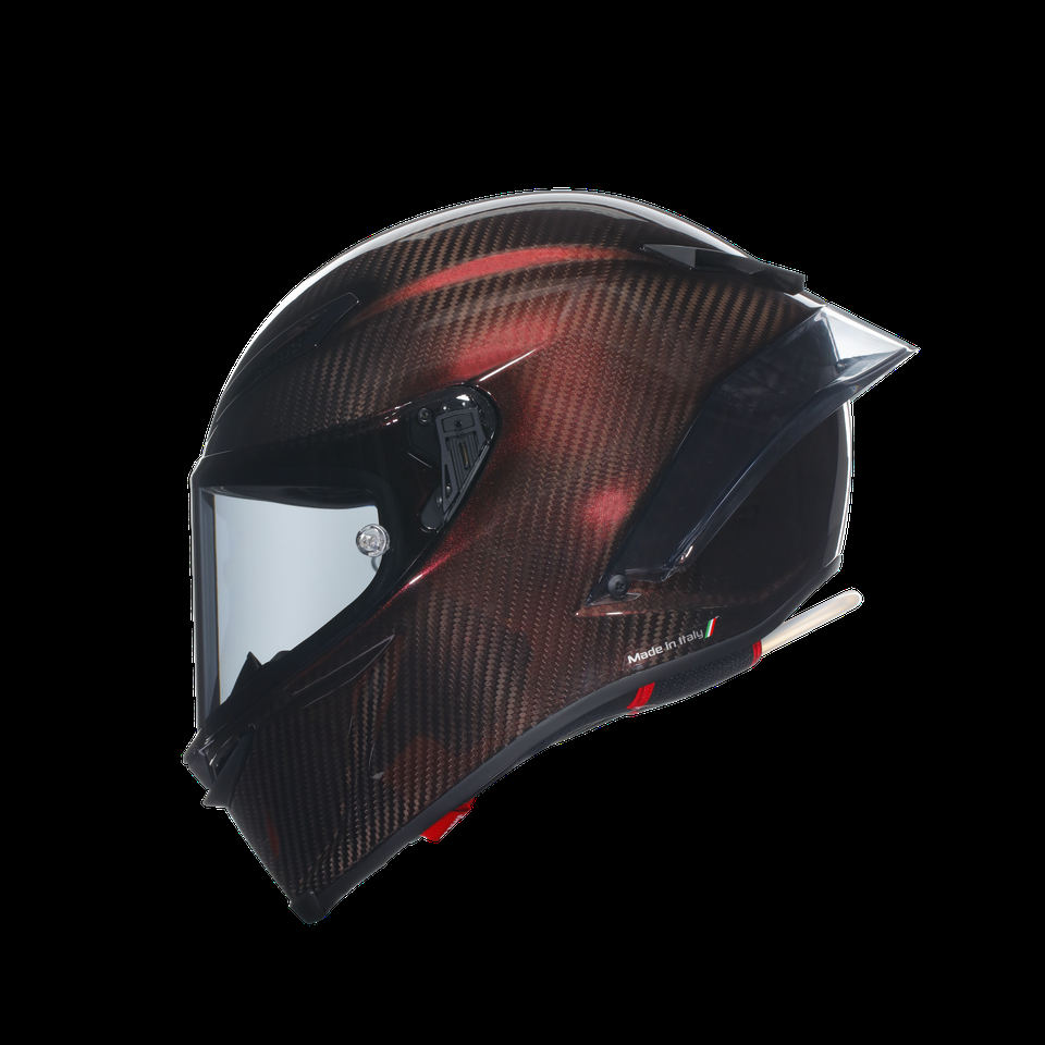 pista gp rr mono red carbon motorbike full face helmet e2206 dot