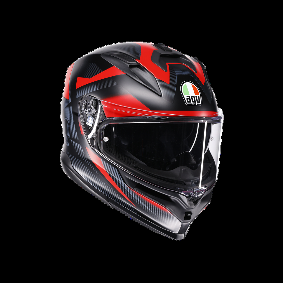 k7 mplk glimpse matt blackred motorbike full face helmet dot e2206