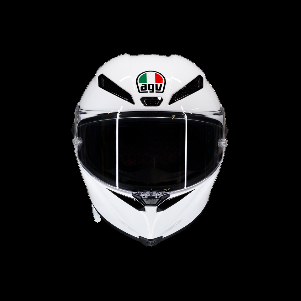 pista gp rr mono white fullface motorcycle helmet e2206 dot