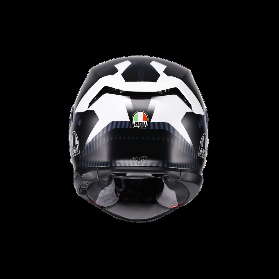 k7 mplk glimpse matt blackwhite motorbike full face helmet dot e2206