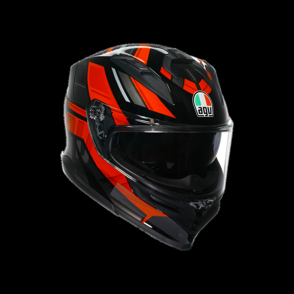 k7 mplk taurax blackred motorbike full face helmet dot e2206