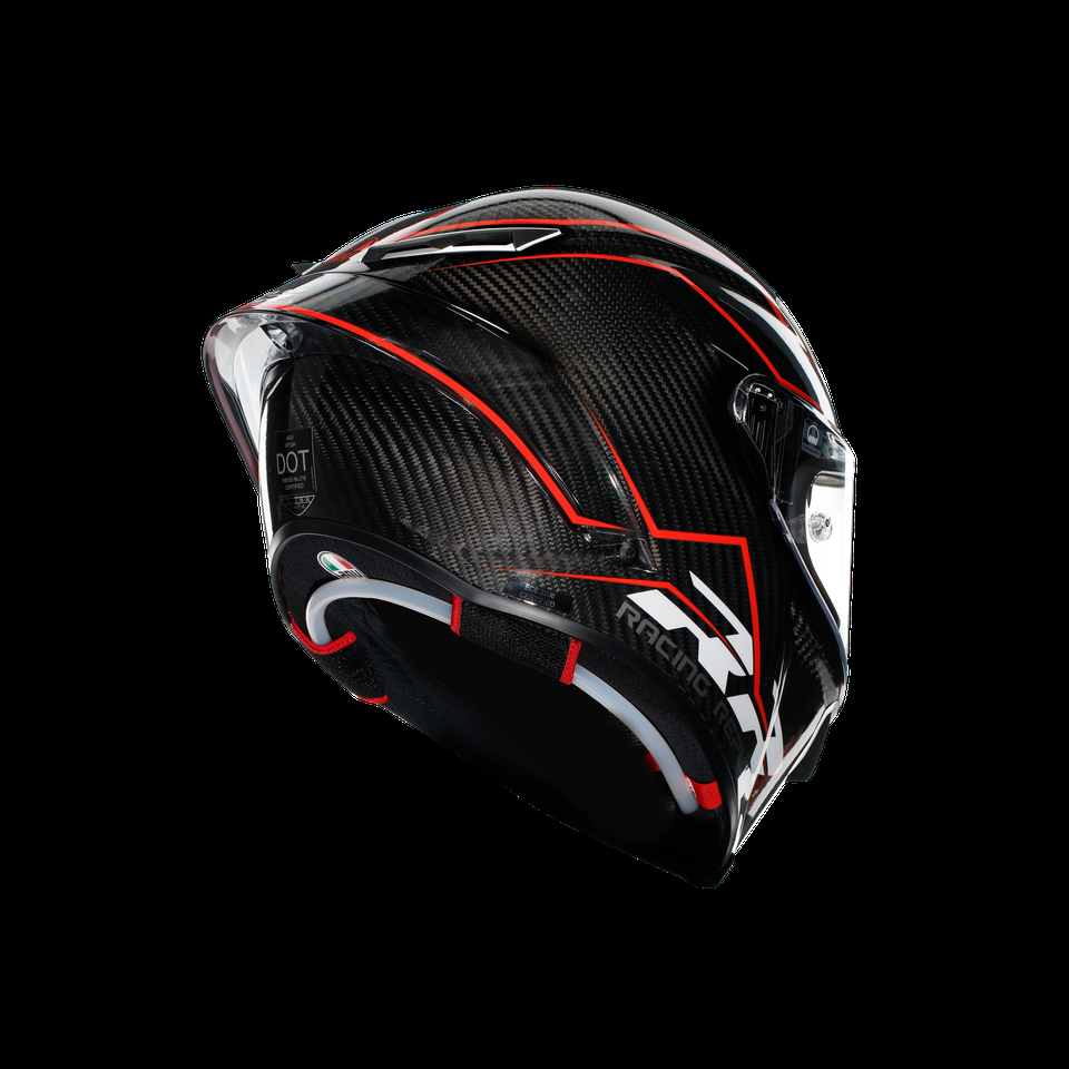 pista gp rr performante carbonred motorbike full face helmet e2206 dot