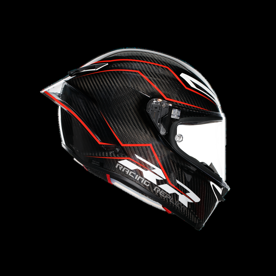 pista gp rr performante carbonred motorbike full face helmet e2206 dot