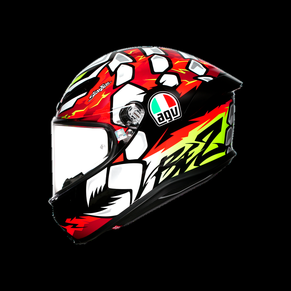 k6 s bezzecchi 2024 motorbike full face helmet dot e2206