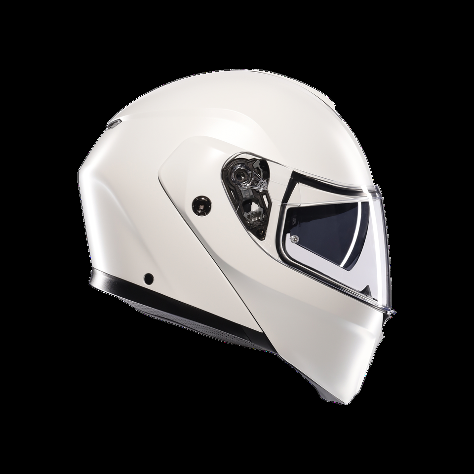 streetmodular mono matt black materia white motorbike flip up helmet dote2206